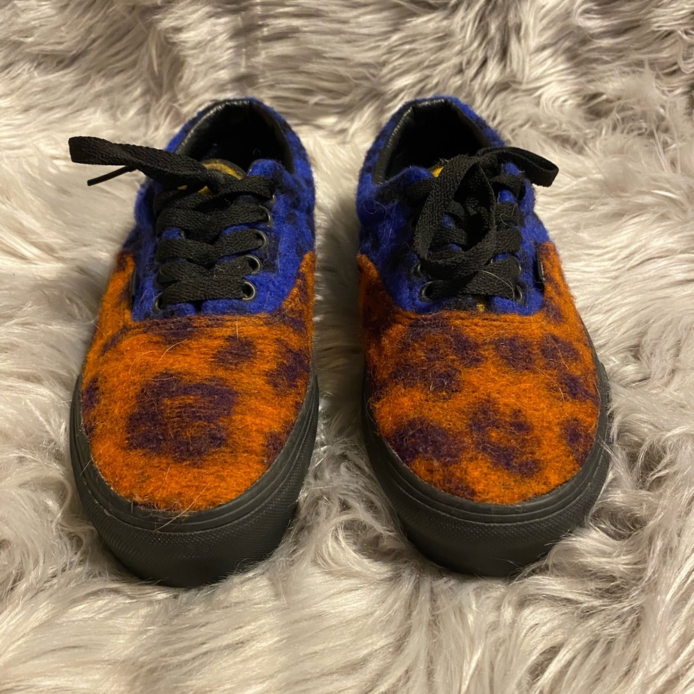 Vans Era Platform Mix Leopard Fuzzy Shoes